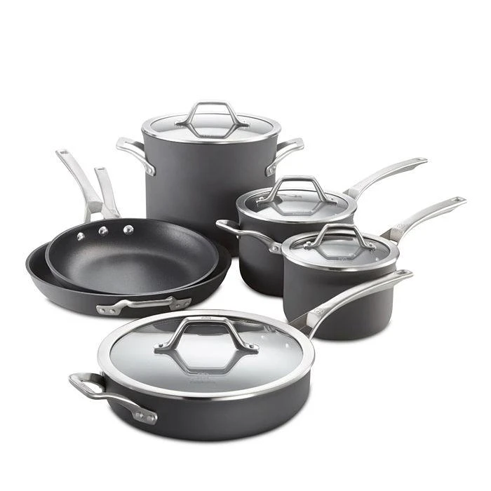 商品Calphalon|Signature Nonstick Cookware 10-Piece Cookware Set ,价格¥4485,第3张图片详细描述