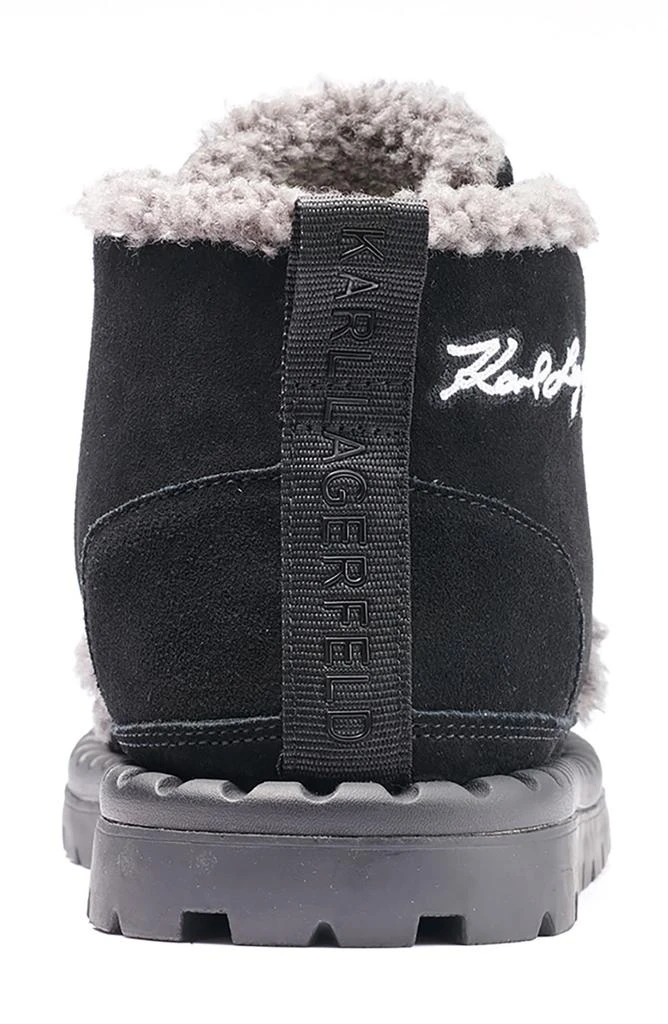 商品Karl Lagerfeld Paris|Suede Faux Shearling Lined Chukka Boot,价格¥902,第2张图片详细描述