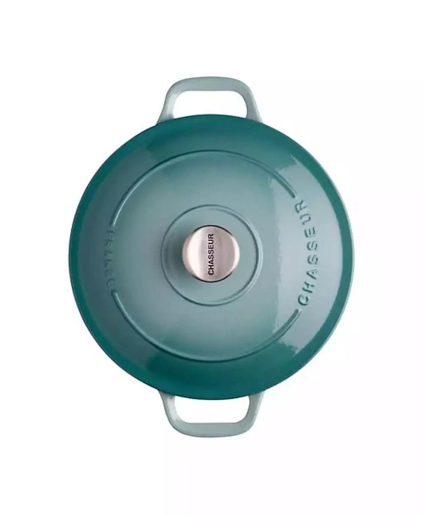 商品French Home|Chasseur Enamelled Cast Iron Oval Dutch Oven, 7.25 Quart,价格¥3722,第2张图片详细描述