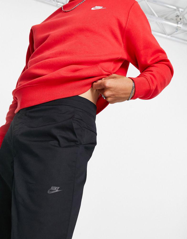 Nike Premium Utility woven cropped trousers in black商品第3张图片规格展示