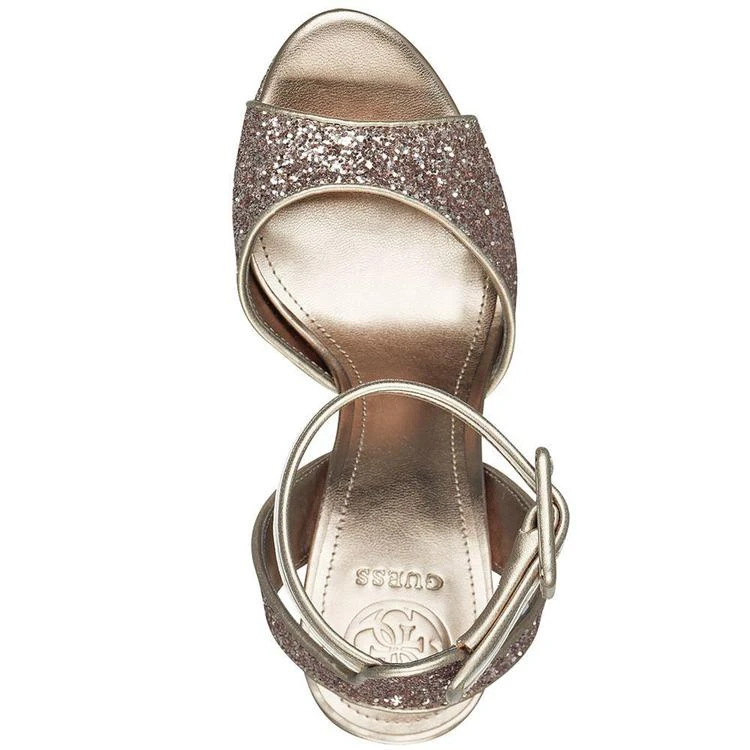 商品GUESS|Women's Catana Platform Dress Sandals,价格¥264,第4张图片详细描述