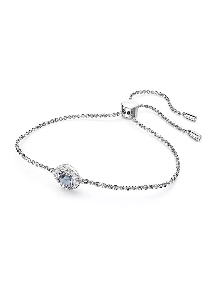 商品Swarovski|Angelic Rhodium-Plated & Crystal Slider Bracelet,价格¥863,第2张图片详细描述