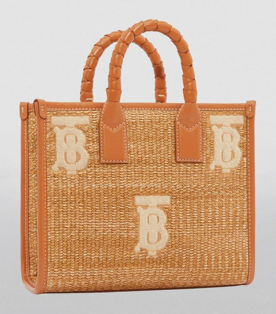 商品Burberry|Mini Raffia Freya Tote Bag,价格¥12398,第5张图片详细描述