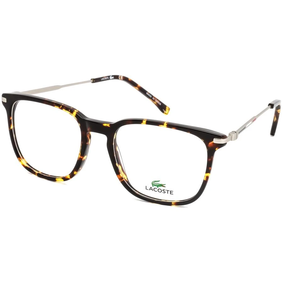 商品Lacoste|Lacoste Mens Tortoise Square Eyeglass Frames L2603ND22052,价格¥330,第1张图片