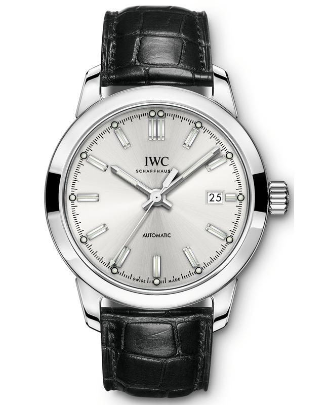 IWC Ingenieur Automatic Silver Dial Black Leather Strap Men's Watch IW357001商品第1张图片规格展示