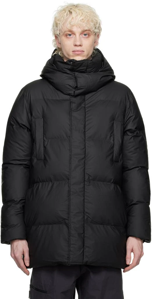 商品RAINS|Black Boxy Puffer Jacket,价格¥2011,第1张图片