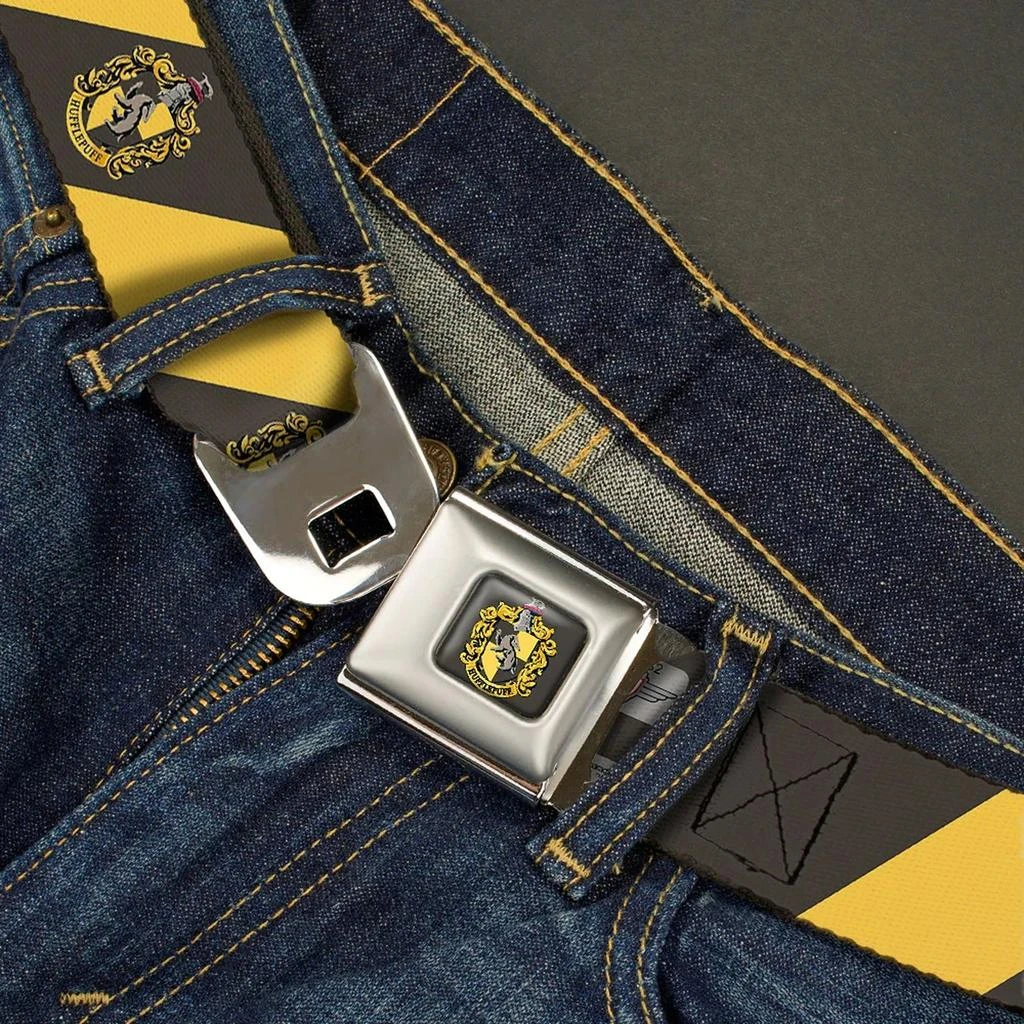 商品Buckle-Down|Buckle-Down Harry Potter Hufflepuff Seatbelt Belt - Multi,价格¥342,第2张图片详细描述