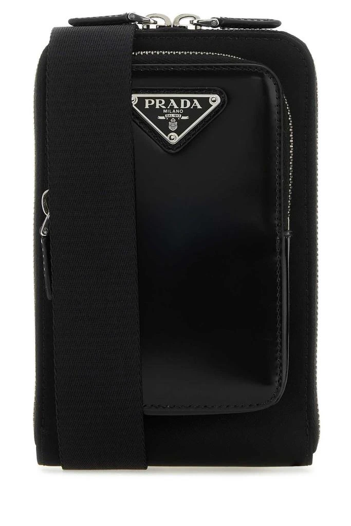 商品Prada|Prada Triangle-Logo Zipped Phone Case,价格¥10342,第1张图片