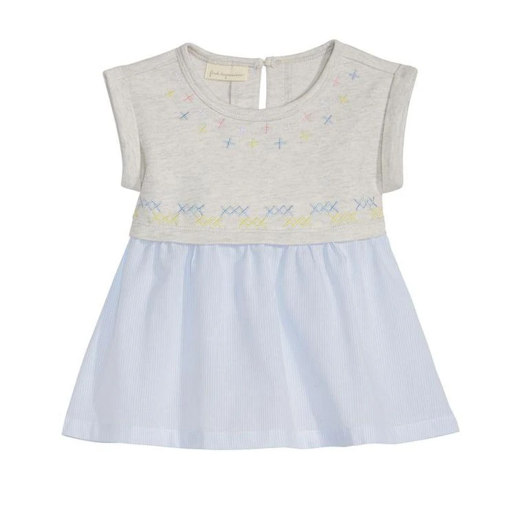 商品First Impressions|Embroidered Striped Dress, Baby Girls, Created for Macy's,价格¥53,第1张图片
