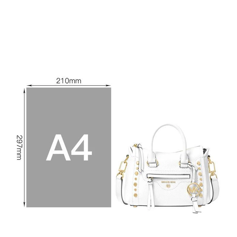 商品Michael Kors|香港直邮Michael Kors迈克高仕女士白色牛皮手提斜挎包32T0GCCC0L,价格¥2607,第4张图片详细描述