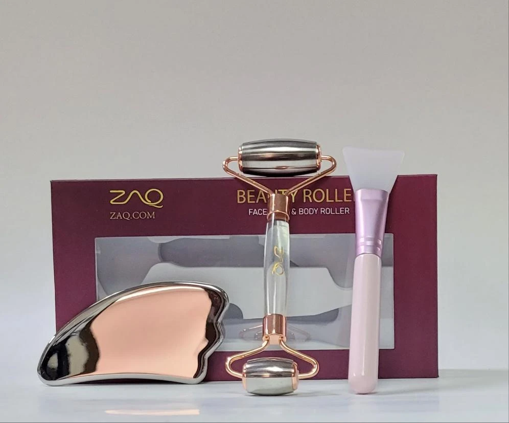 商品ZAQ|Frost + Frosty Ice Cold Face Roller with Gua Sha -  Stainless Steel,价格¥356,第1张图片