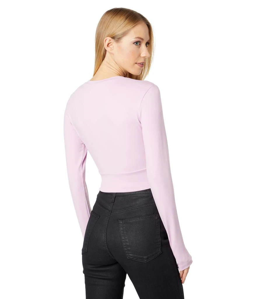 商品Susana Monaco|Cross-Front Crew Neck Top,价格¥493,第2张图片详细描述