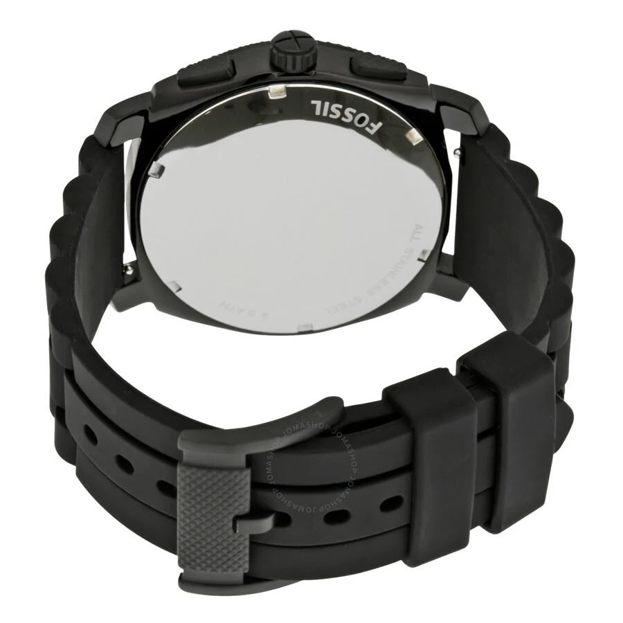商品Fossil|Machine Chronograph Black Dial Black Silicone Men's Watch FS4487,价格¥566,第3张图片详细描述