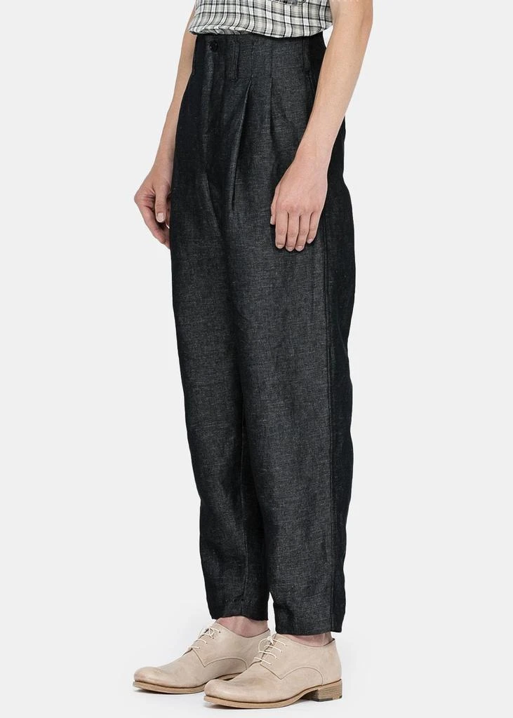 商品NICHOLAS DALEY|Nicholas Daley Black Two-Pleat Trousers,价格¥1388,第3张图片详细描述