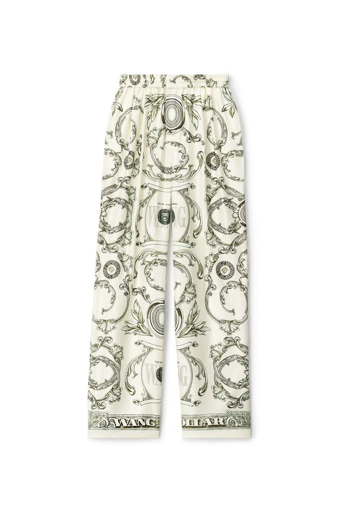 商品Alexander Wang|Money Print Pant In Heavy Silk Twill,价格¥2441,第1张图片