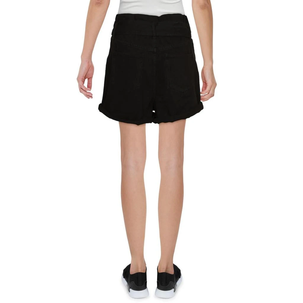商品Joe's|Joe's Womens Brinkley Mid Rise Belted Denim Shorts,价格¥89,第2张图片详细描述