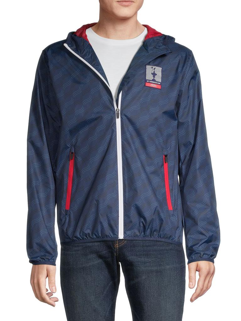 America's Cup Hooded Windbreaker Jacket商品第1张图片规格展示