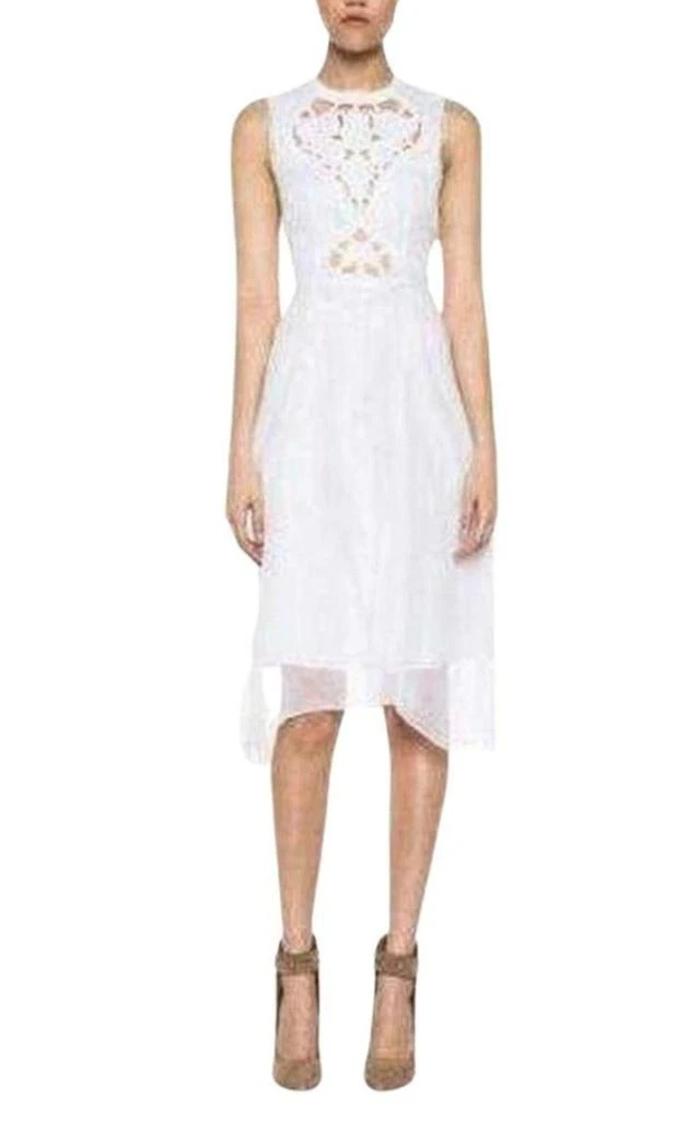 商品Carven|Cutout Cotton Organza Dress,价格¥1501,第1张图片