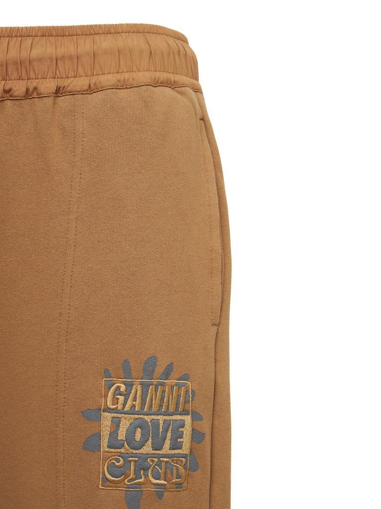 商品Ganni|Logo Cotton Jersey Sweatpants,价格¥589,第6张图片详细描述
