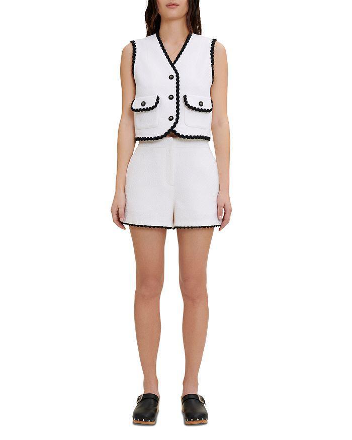 商品Maje|Vitosio Tweed Vest,价格¥1522,第5张图片详细描述