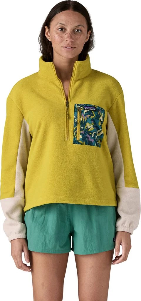 商品Patagonia|Microdini 1/2-Zip Fleece Pullover - Women's,价格¥604,第2张图片详细描述