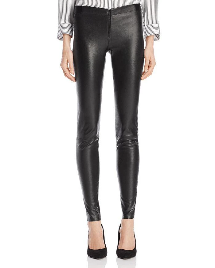 商品Alice + Olivia|Zip Front Leather Leggings,价格¥5962,第1张图片