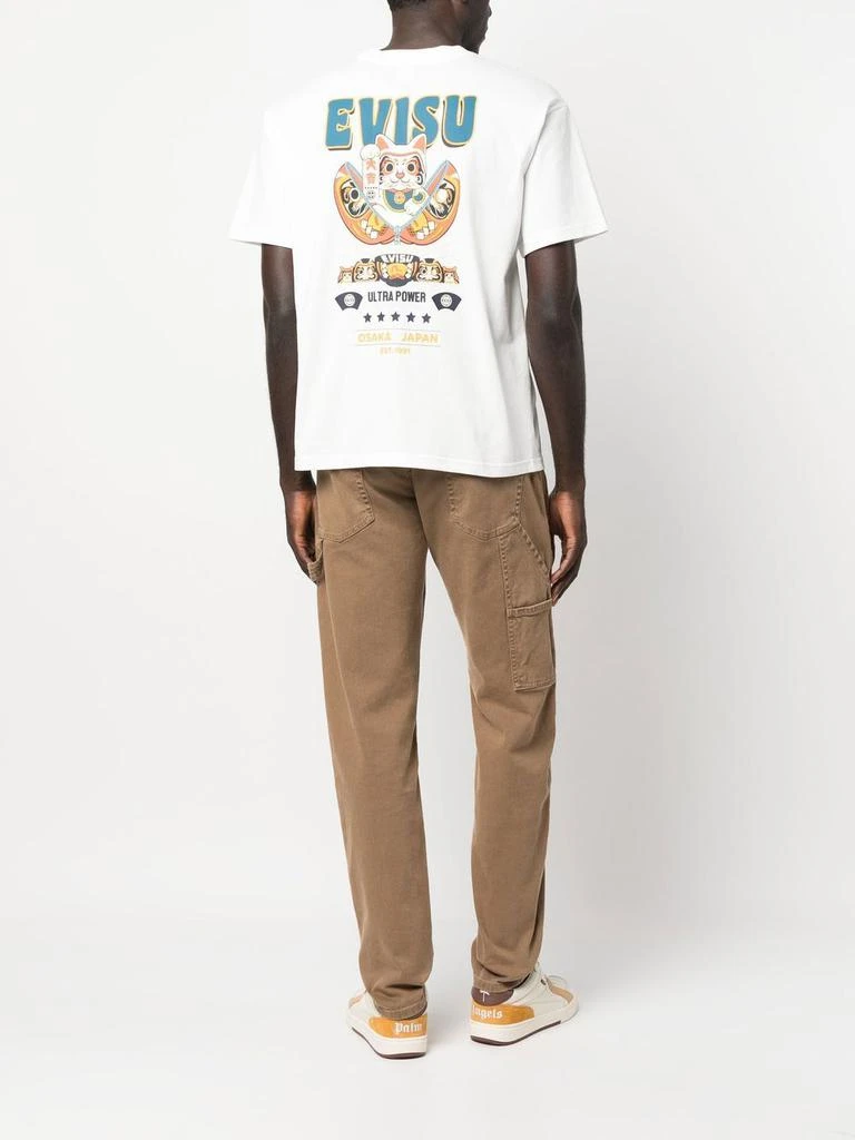 商品Evisu|EVISU Cotton logo t-shirt,价格¥751,第4张图片详细描述