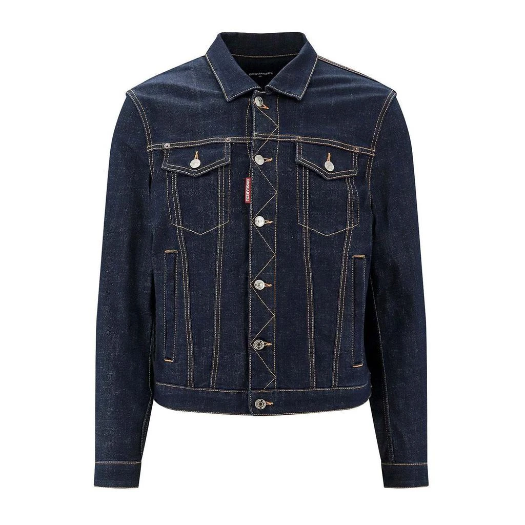 商品DSQUARED2|DSQUARED2  DAN JEAN DENIM JACKET,价格¥3432,第1张图片