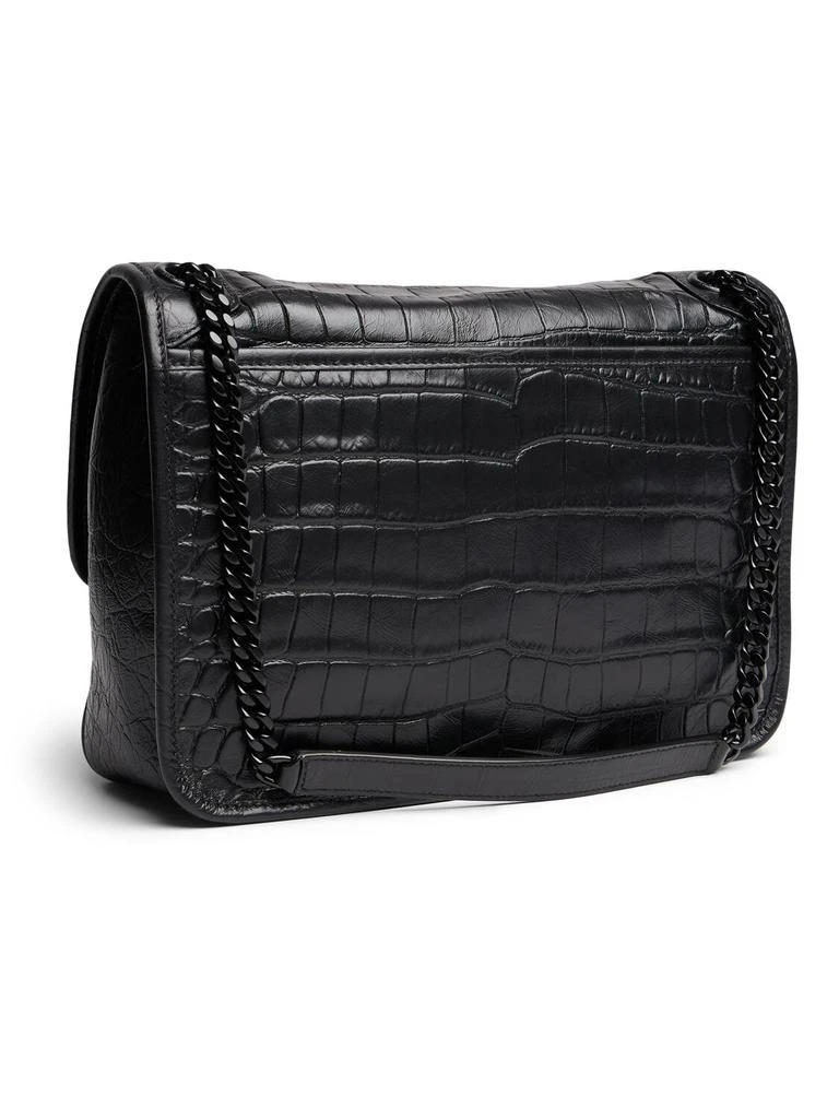 商品Yves Saint Laurent|Medium Niki Croc Embossed Leather Bag,价格¥26942,第5张图片详细描述