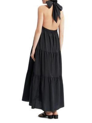 商品Theory|Tiered Halter Maxi Dress,价格¥541-¥1592,第3张图片详细描述