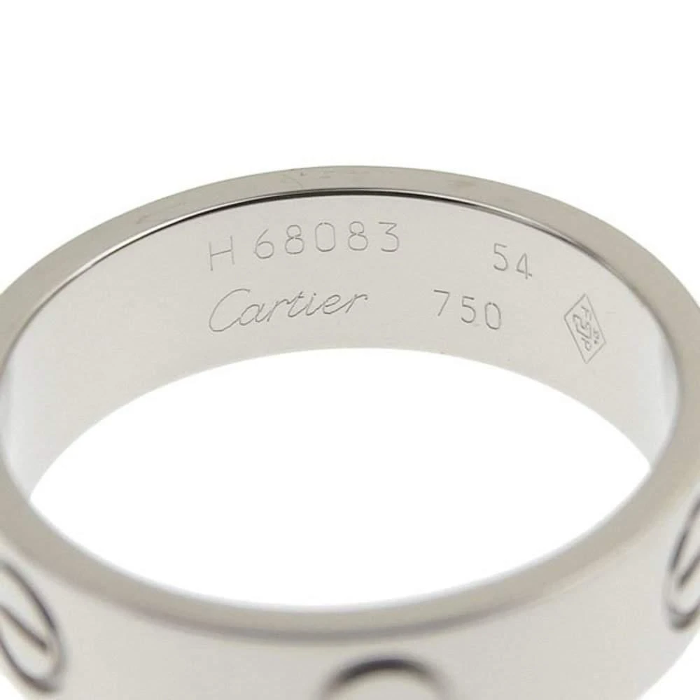 商品[二手商品] Cartier|Cartier Love 18K White Gold Ring EU 54,价格¥7269,第5张图片详细描述