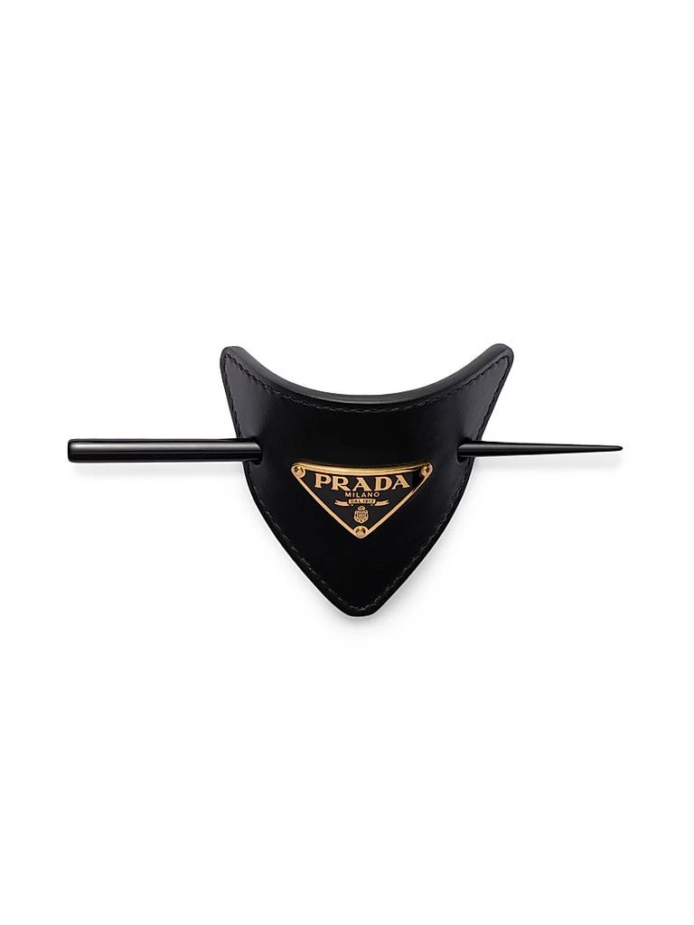 商品Prada|Leather Hair Clip,价格¥4108,第1张图片