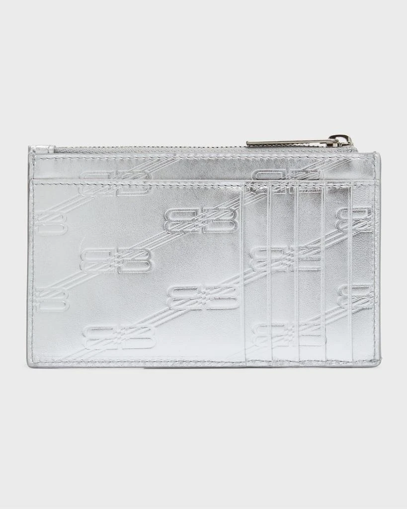 商品Balenciaga|Men's Embossed Monogram Long Coin And Card Holder In Box,价格¥2733,第4张图片详细描述