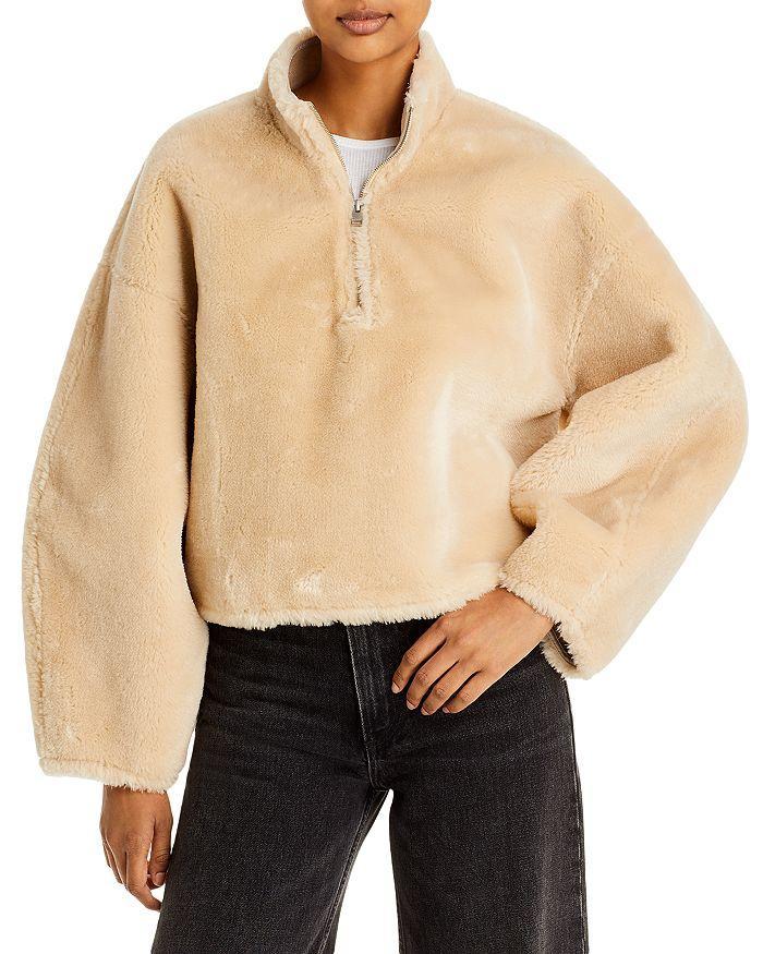 商品FRAME|Faux Fur Popover Jacket,价格¥3665,第3张图片详细描述