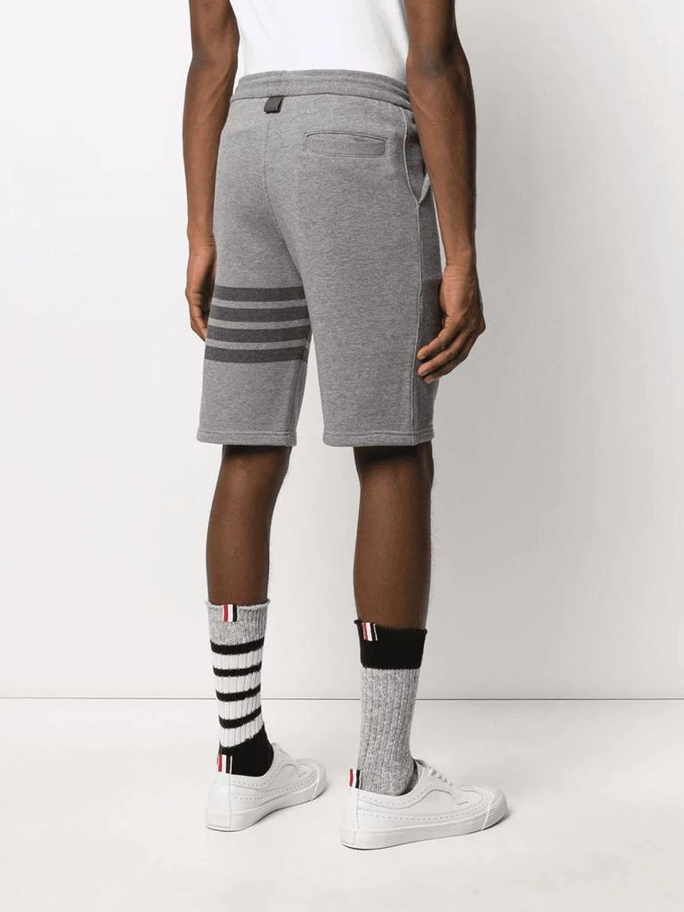 商品Thom Browne|THOM BROWNE cotton striped track shorts,价格¥4961,第4张图片详细描述