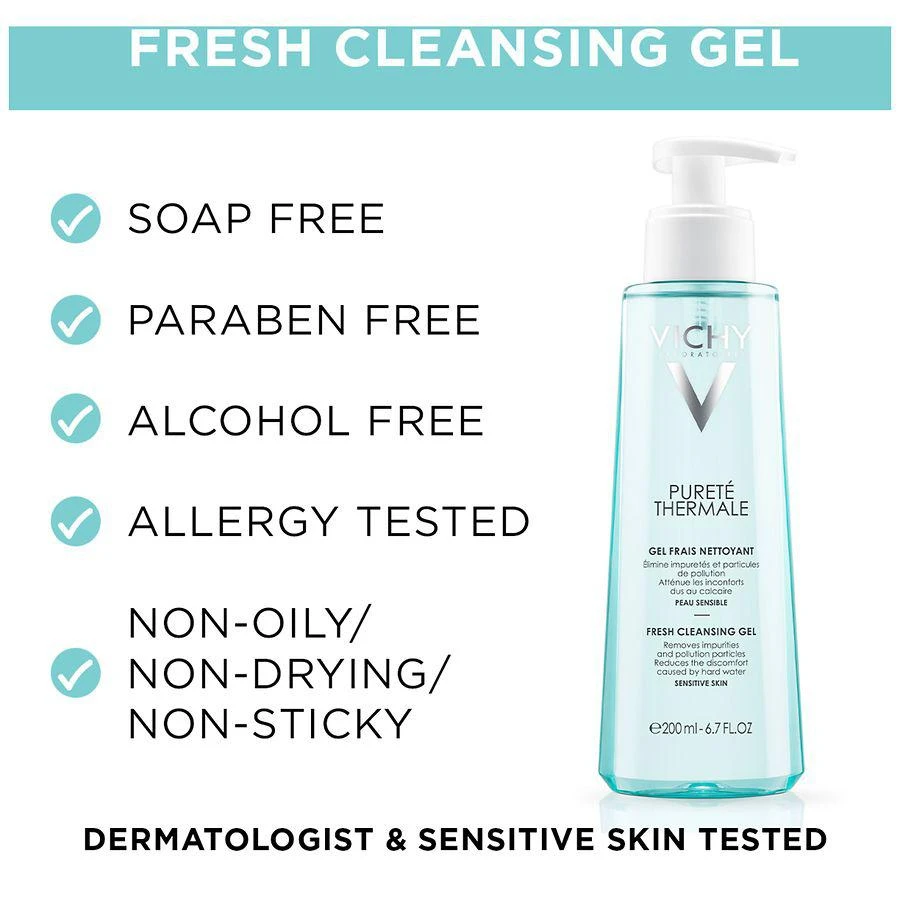 商品Vichy|Purete Thermale Fresh Cleansing Gel,价格¥67,第2张图片详细描述