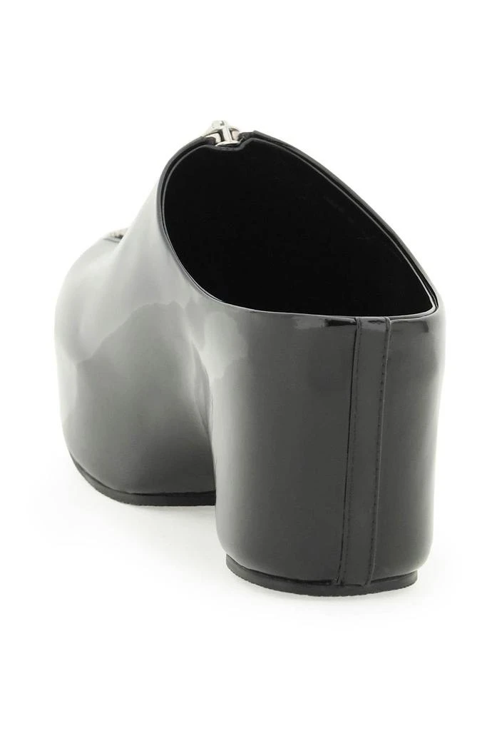 商品Givenchy|PATENT LEATHER CLOGS WITH 4G ZIP,价格¥2722,第2张图片详细描述