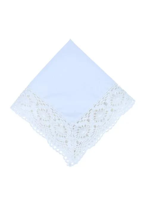 商品belk|Joyce Cotton Handkerchief With Crochet Border,价格¥112,第1张图片