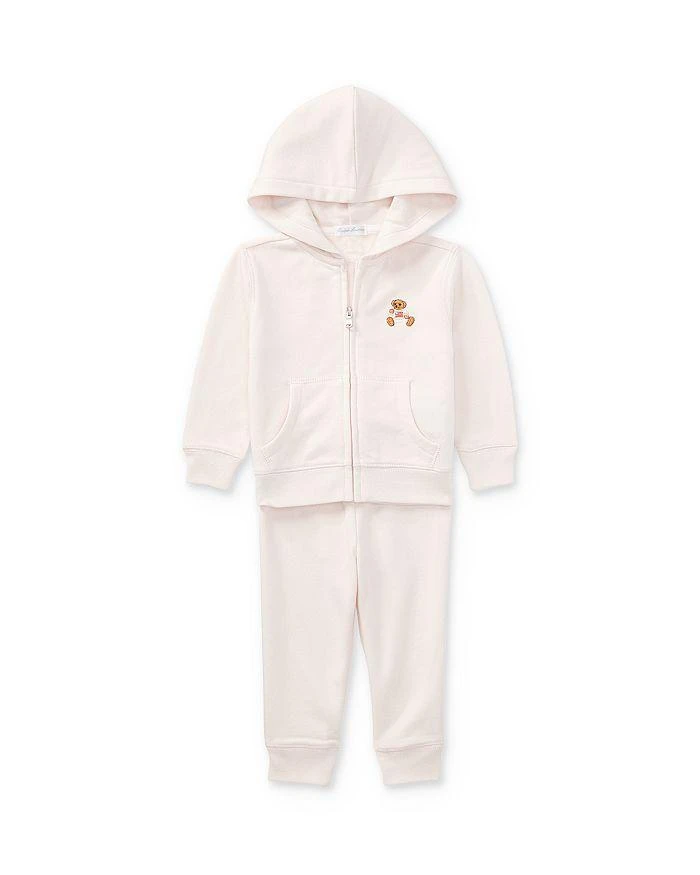 商品Ralph Lauren|Girls' French Terry Hoodie & Pants Set - Baby,价格¥490,第1张图片详细描述