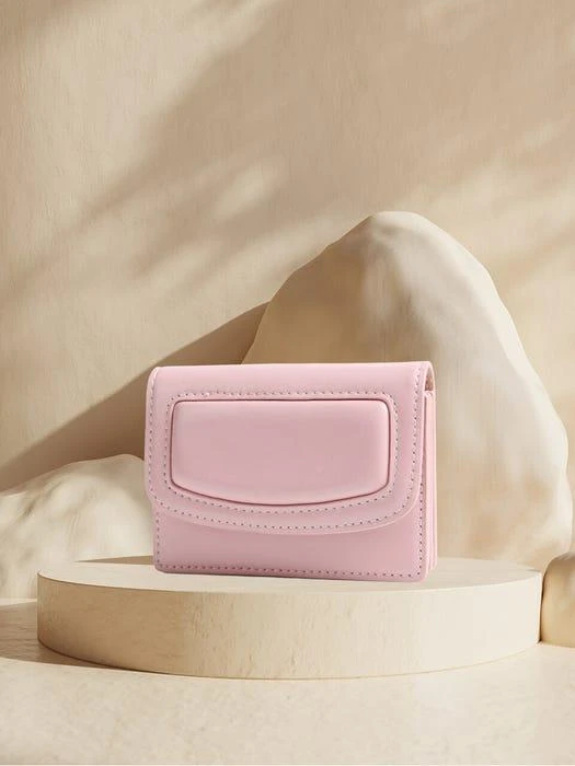 商品LE MASQUE|Palette Card Wallet_Baby Pink,价格¥718,第1张图片
