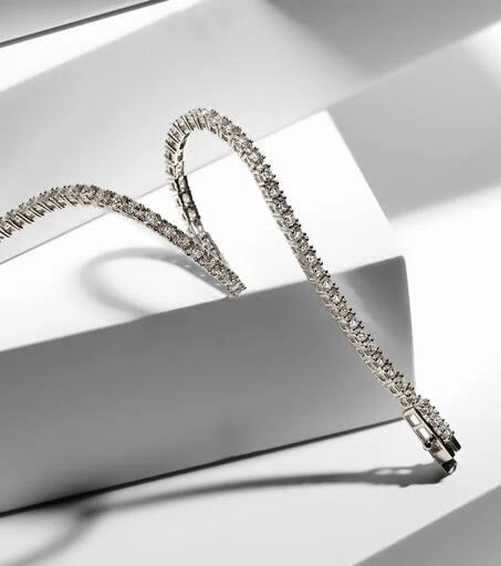 商品Sydney Evan|Tennis 14kt white gold bracelet,价格¥35971,第4张图片详细描述