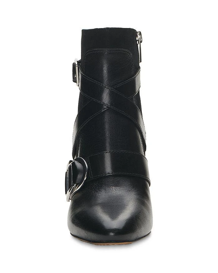 商品Vince Camuto|Women's Erillie Almond Toe Decorate Buckle High Heel Booties,价格¥354,第3张图片详细描述