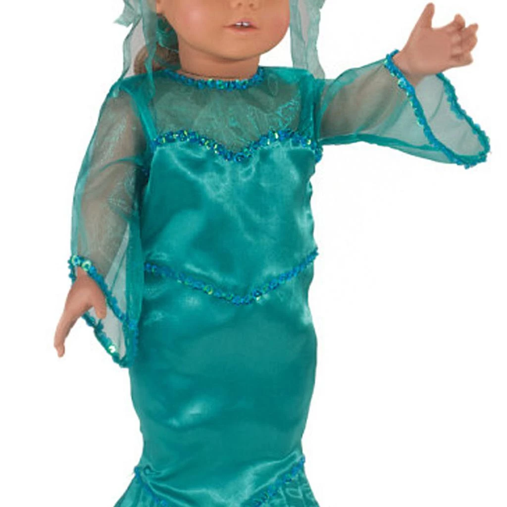 商品Teamson|Sophia’s Mermaid Costume for 18” Dolls, Green,价格¥199,第2张图片详细描述