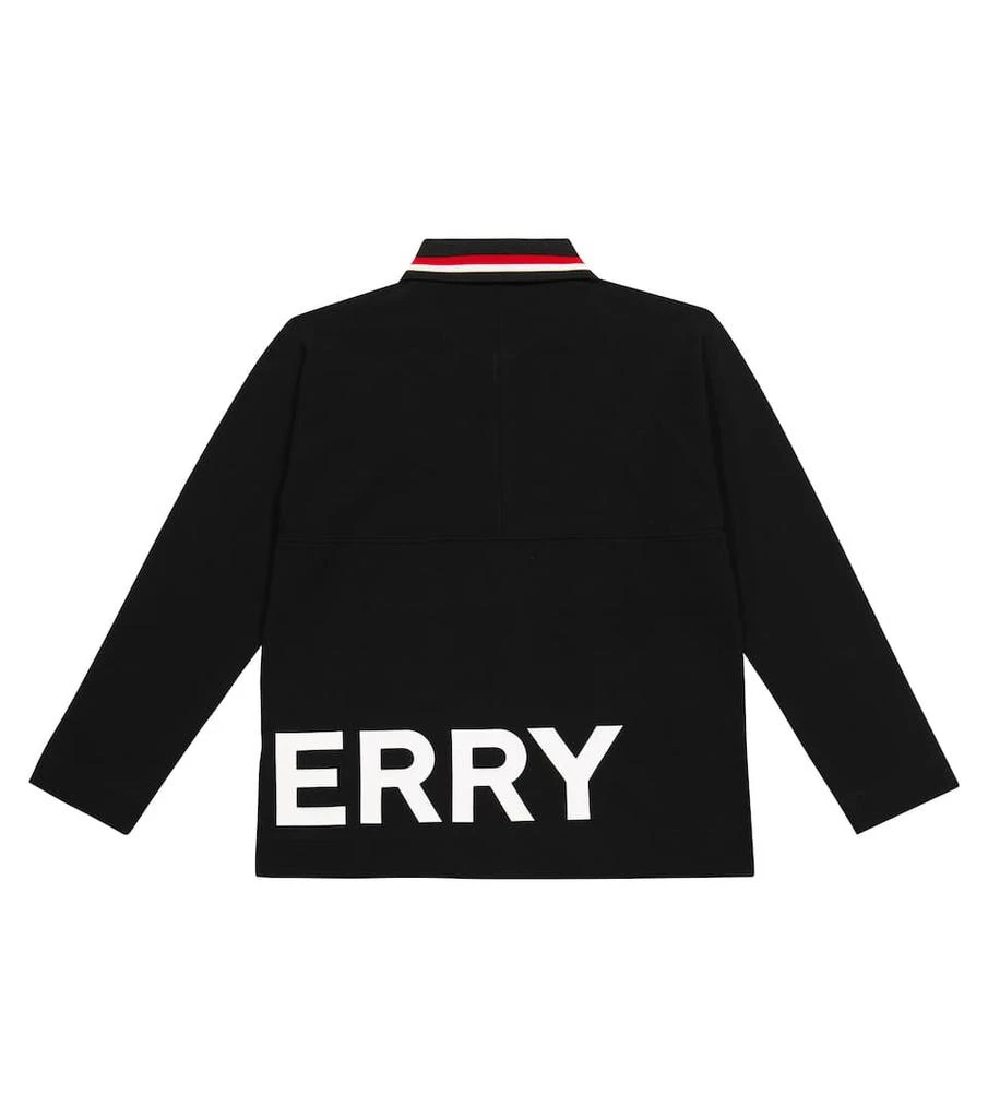 商品Burberry|Logo棉质珠地Polo衫,价格¥1573,第4张图片详细描述