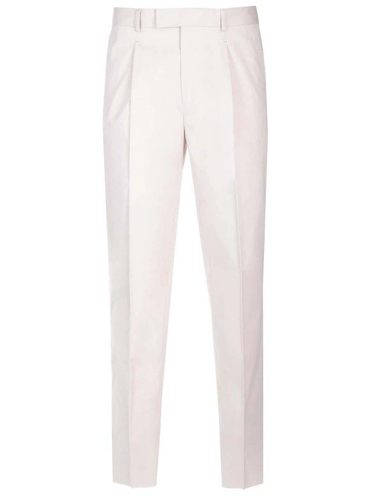 商品Zegna|Z Zegna Mid-Rise Straight-Leg Pleated Chino Trousers,价格¥5274,第1张图片