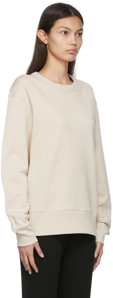 Beige French Terry Logo Sweatshirt商品第2张图片规格展示