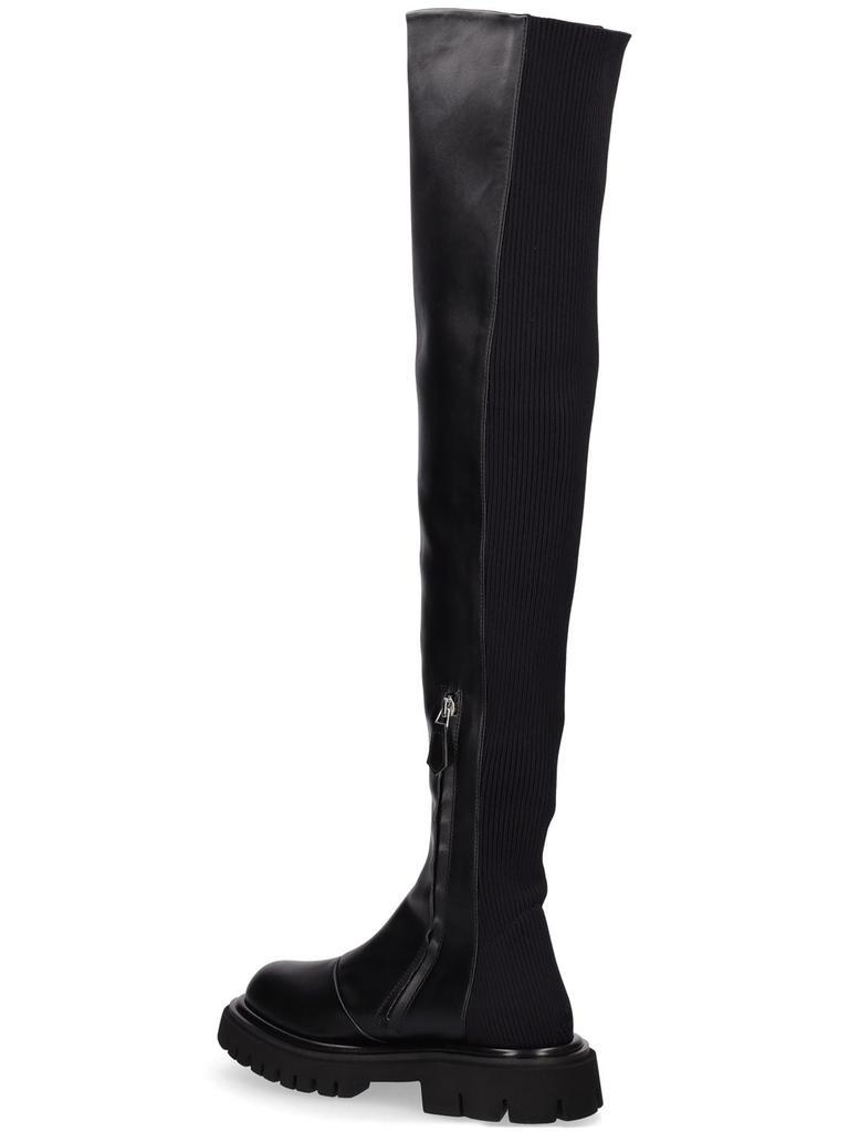 商品Moschino|45mm Knit Over-the-knee Boots,价格¥10303,第5张图片详细描述
