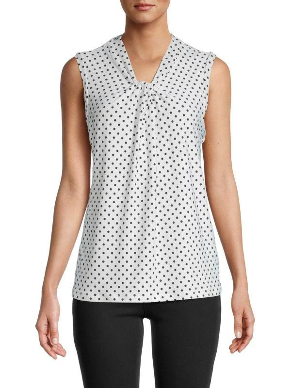 商品Tommy Hilfiger|Polka Dot Sleeveless Top,价格¥213,第1张图片