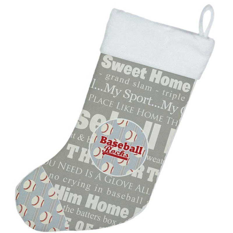 商品Caroline's Treasures|Baseball Rocks Christmas Stocking,价格¥203,第2张图片详细描述