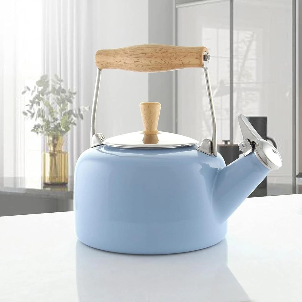 商品Chantal|1.4-Quart Enamel-on-Steel Sven Teakettle,价格¥553,第2张图片详细描述